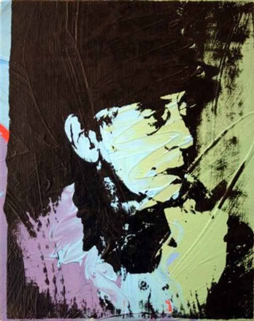 Man Ray, 1974. Andy Warhol (1928-1987). Acrylic polymer and silkscreen on canvas, 14 ¼ x 11 in. New Britain Museum of American Art, Friends Purchase Fund, 1979.084.