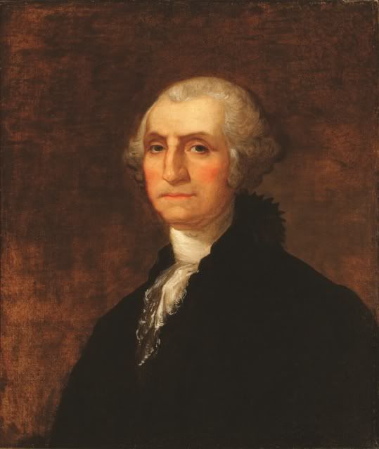 Rembrandt Peale, George Washington, 1824, Oil on canvas, 30 x 25 in.