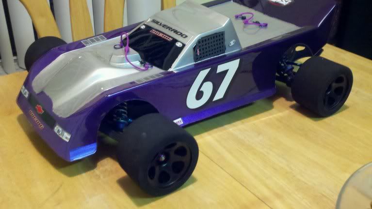 traxxas slash oval body