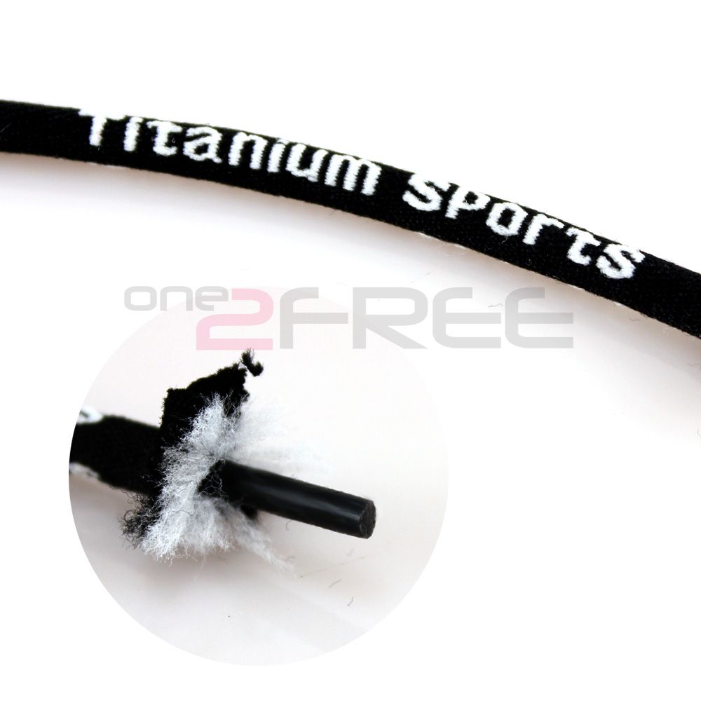 Power Ionic Ion Titanium Sports Baseball 2 Ropes Bracelet Wristband