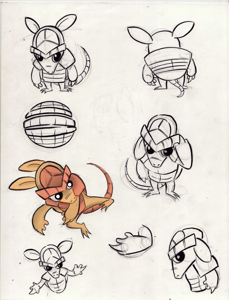 Arme of One sketches