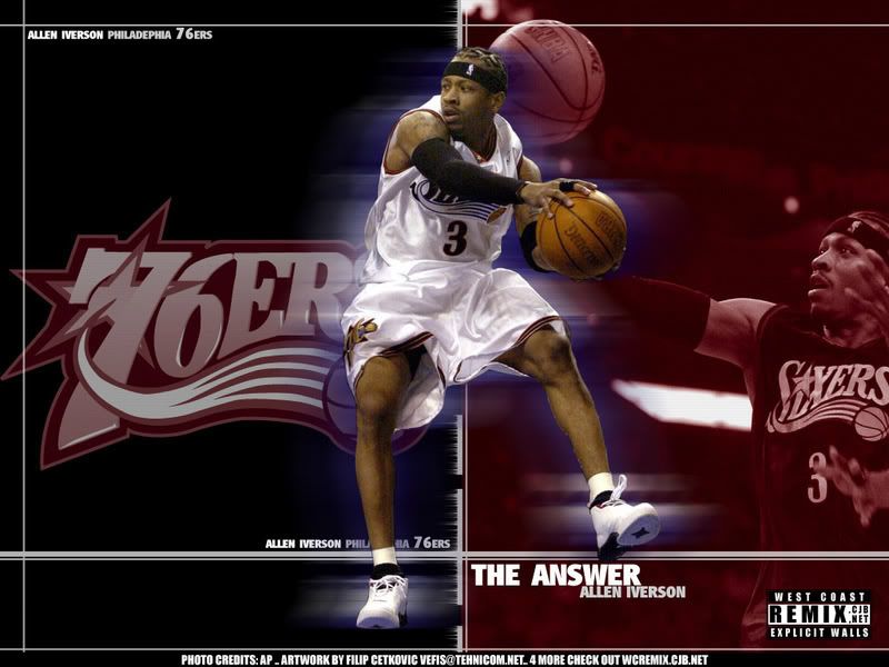 allen iverson wallpapers. Allen Iverson The Answer Image