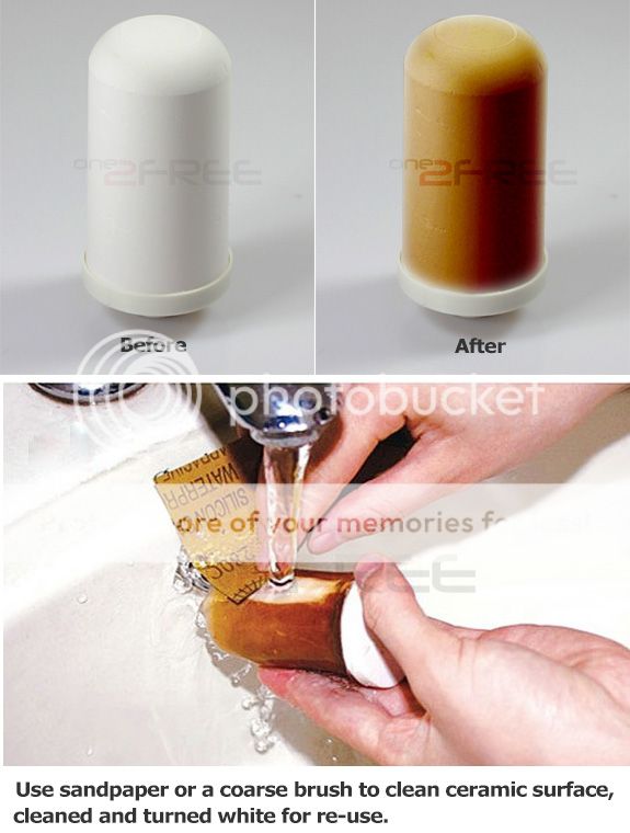 New Ceramic Cartridge Home Kitchen Faucet Tap Water Clean Purifier Filter Kit