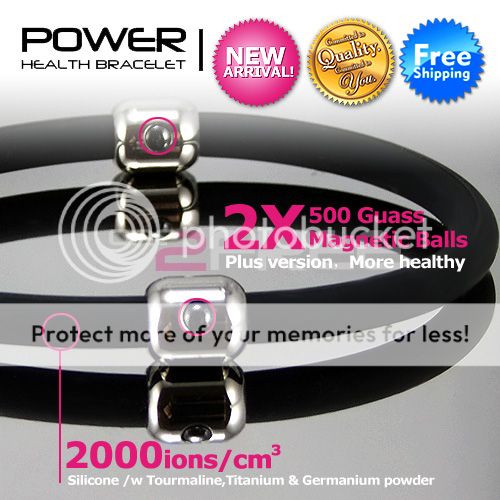   Titanium Ionic Plus Magnetic Bracelet Balance Band 6 Color U Pick