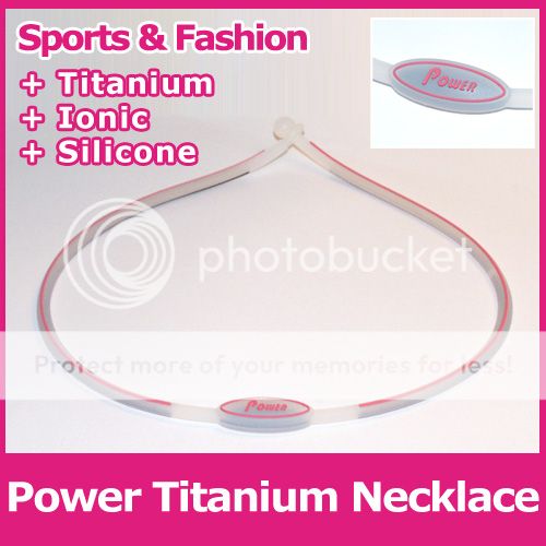 Power Titanium Sports Baseball Necklace Balance Body  