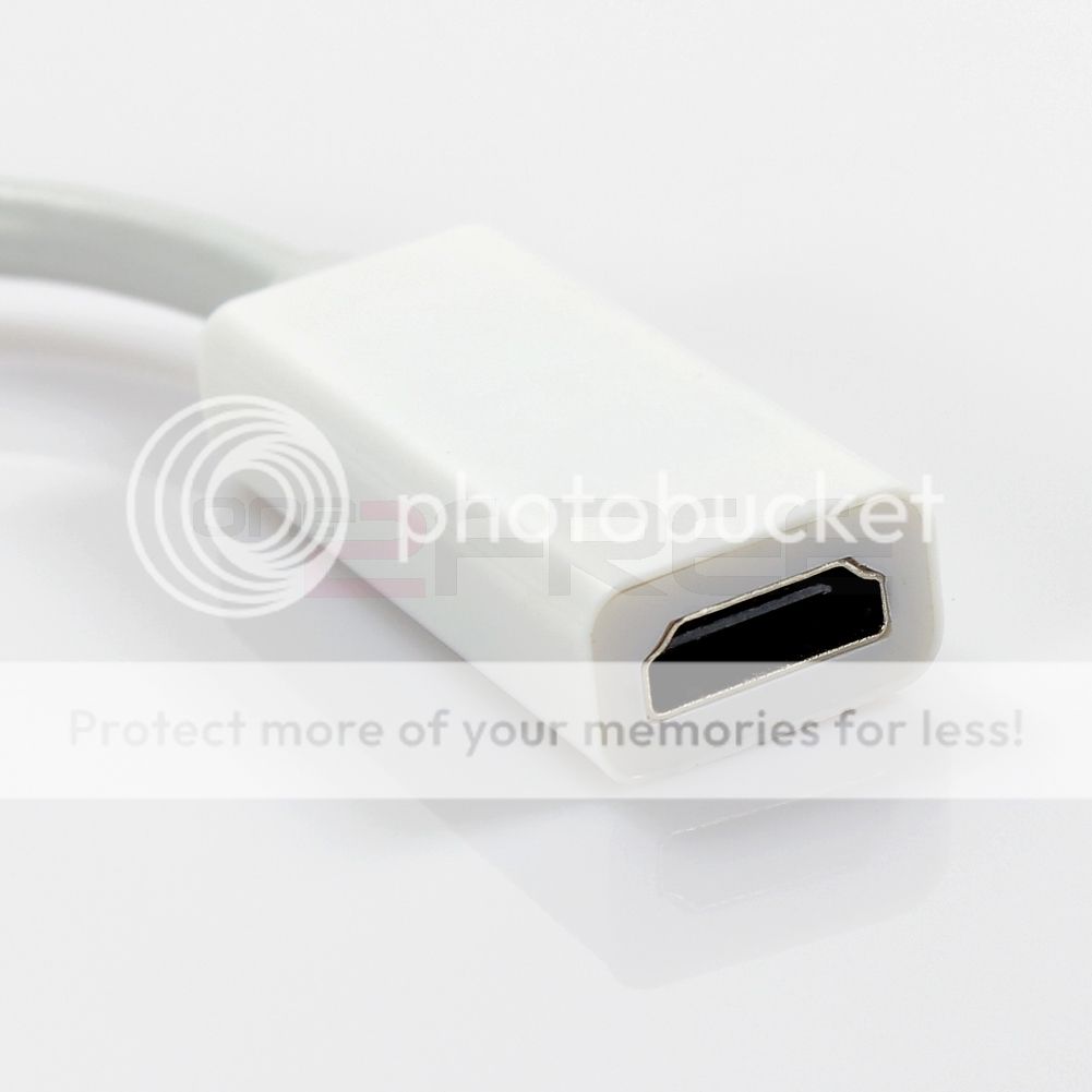 Mini DVI to 1080p HDMI Adapter Cable Cord Converter for Apple MacBook Pro iMac