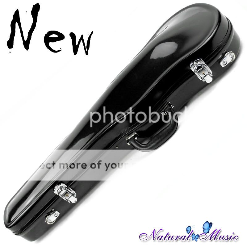   Fiberglass 4/4 Violin Case Black Color Beautiful Violin Case  